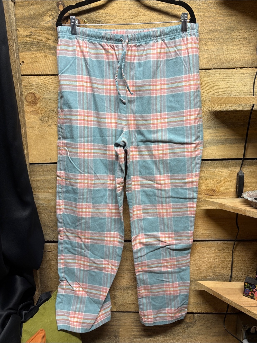 Garnet Hill Plaid Lounge Pajama Pants